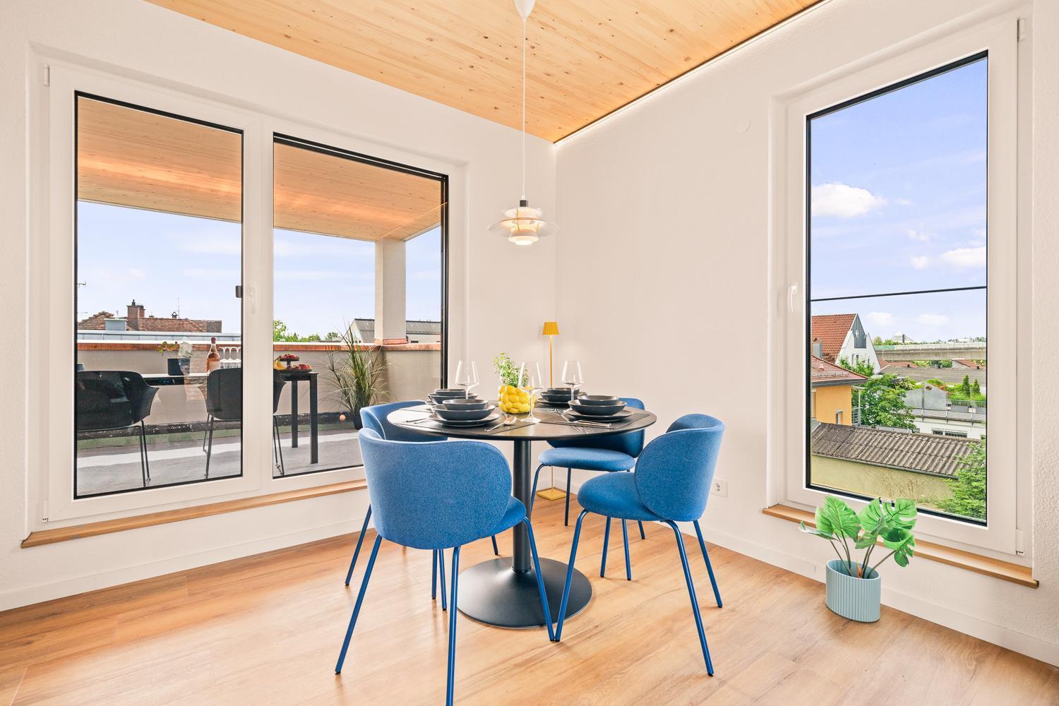 Penthouse Mit Traumhafter Terrasse Klimatisiert Apartment FDH Exterior foto